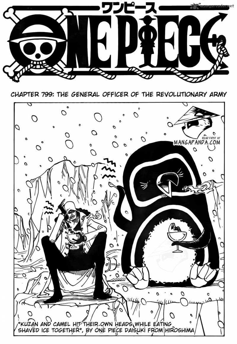 One Piece Chapter 744 - Page 3 in English