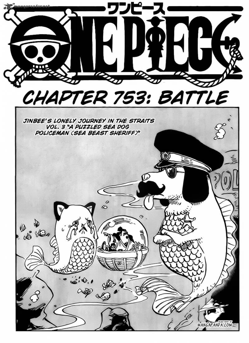 One Piece Chapter 753 - Page 3 in English