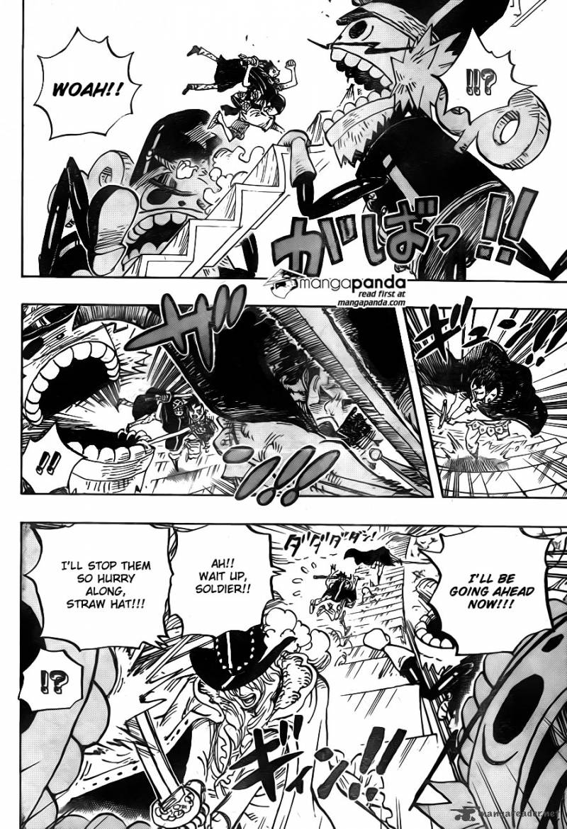 One Piece Chapter 757 - Page 4 in English