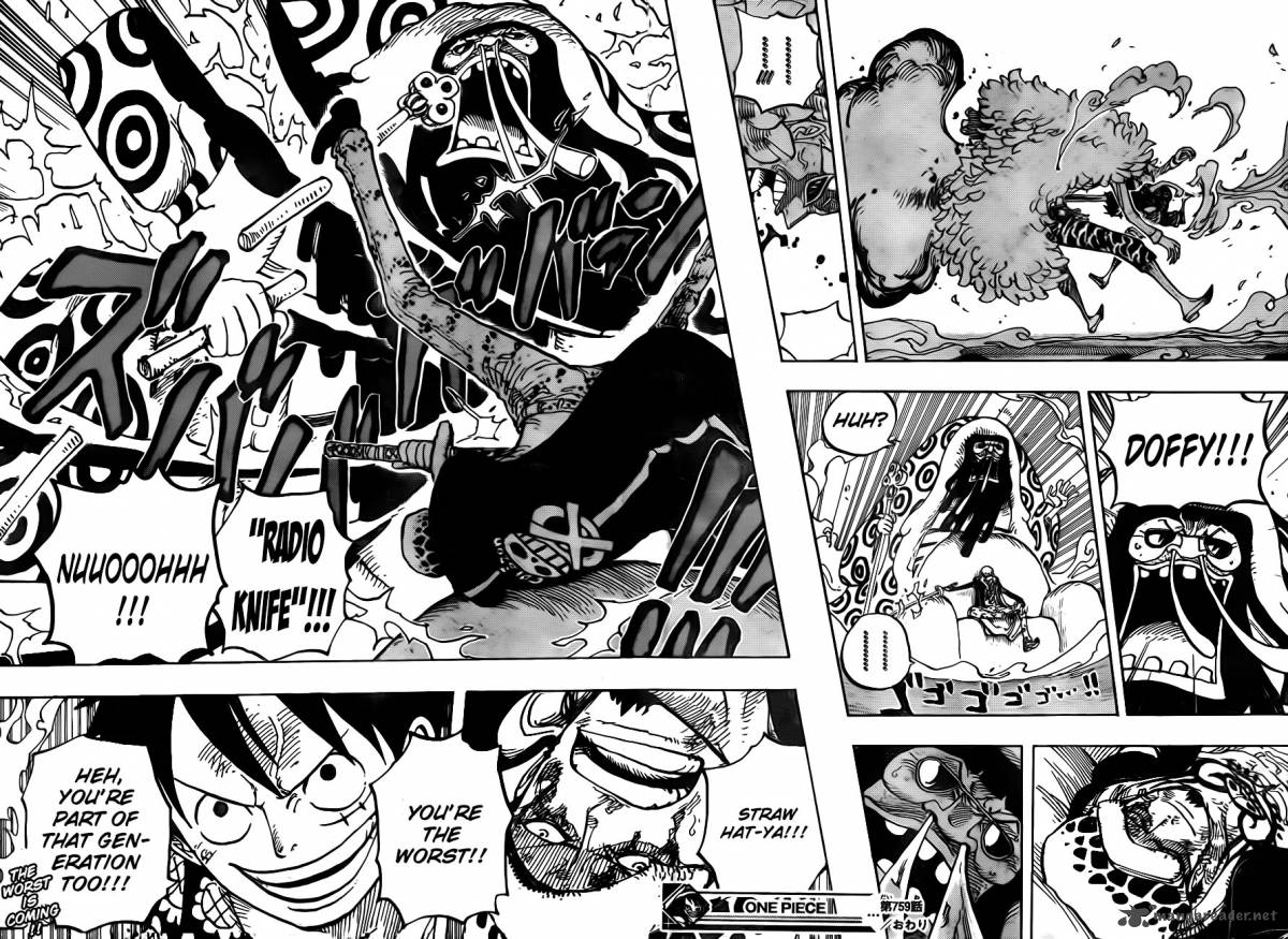 One Piece Chapter 759 - Page 16 in English