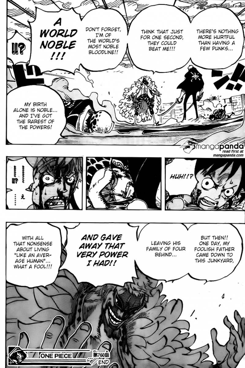 One Piece Chapter 760 - Page 12 in English
