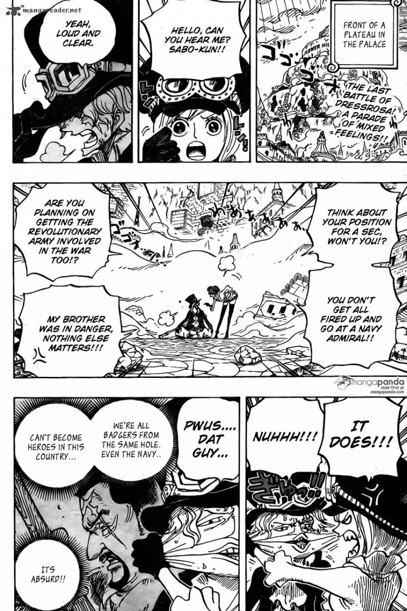 One Piece Chapter 760 - Page 3 in English