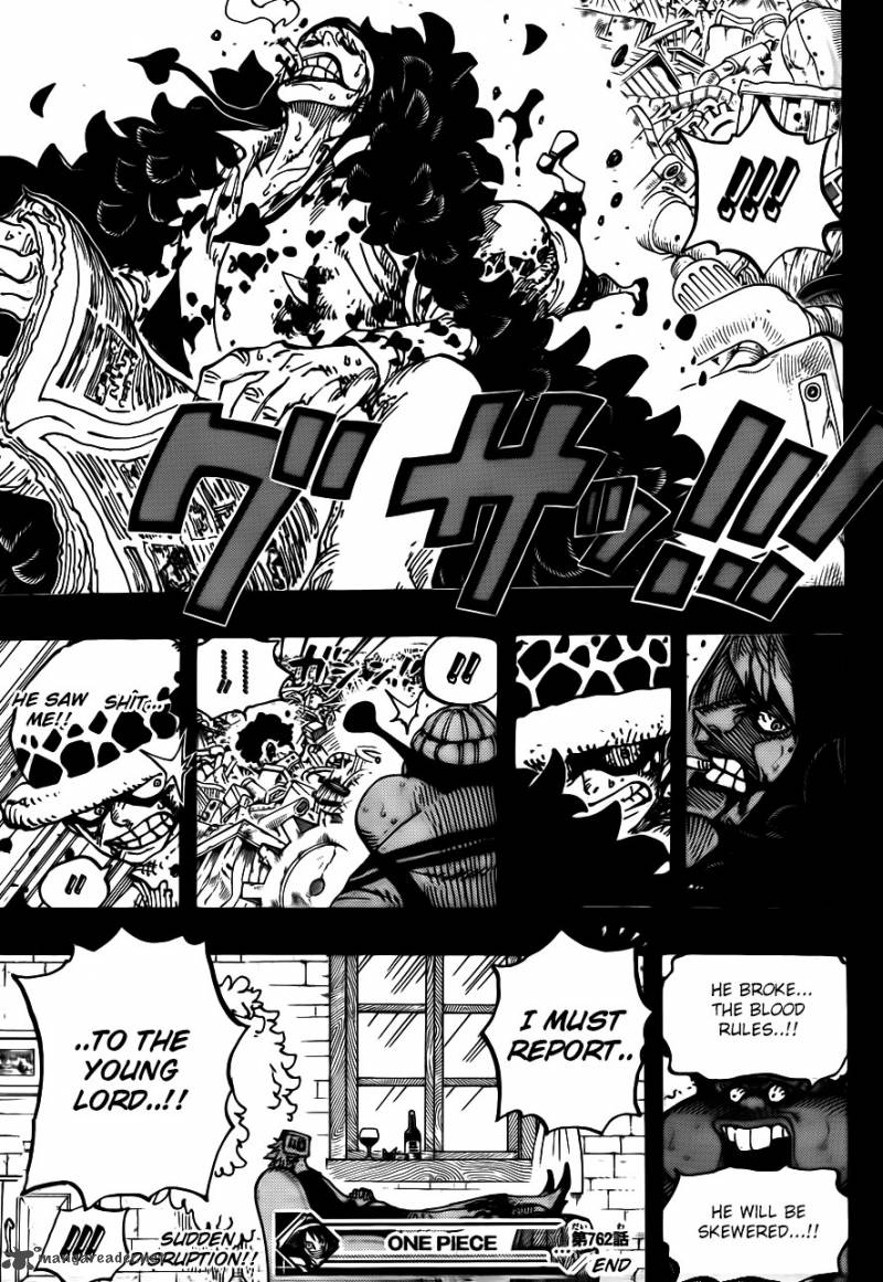 One Piece Chapter 762 - Page 16 in English