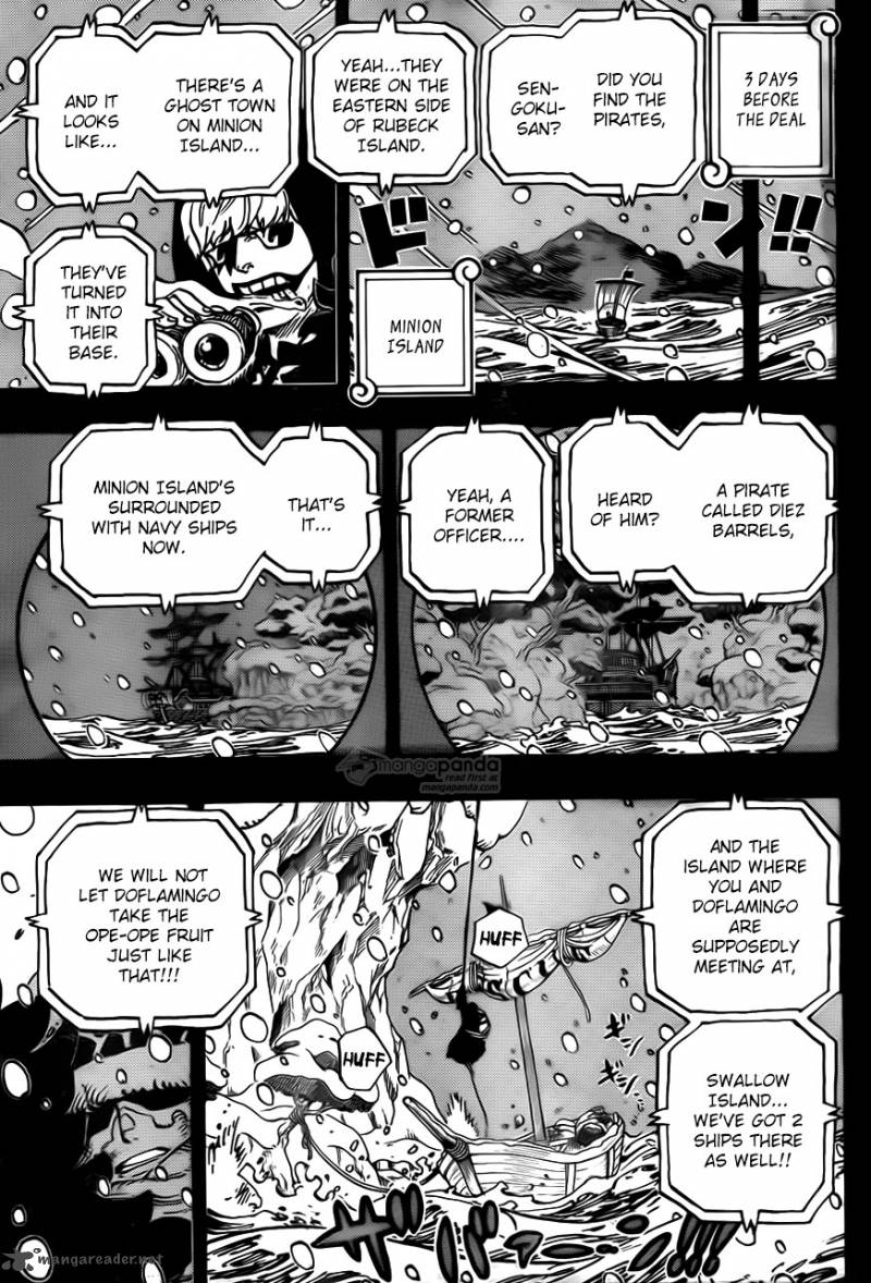 One Piece Chapter 765 - Page 12 in English