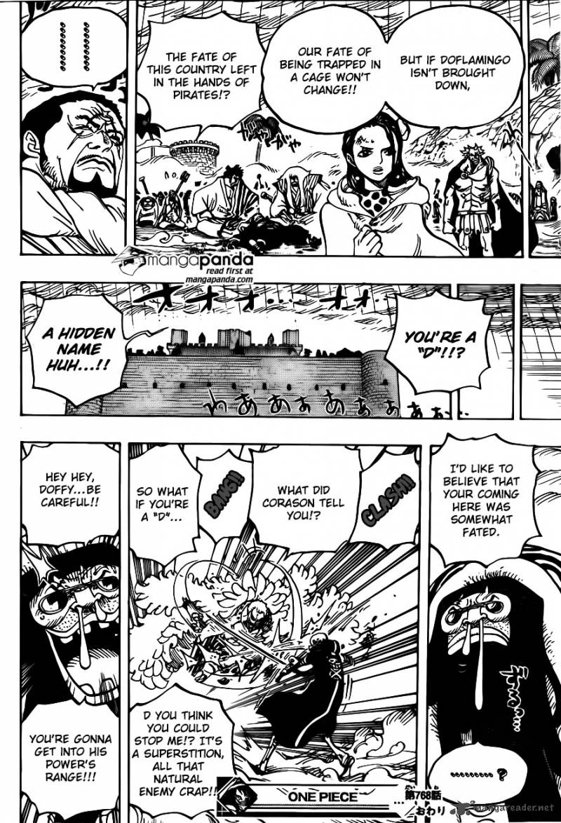 One Piece Chapter 768 - Page 14 in English