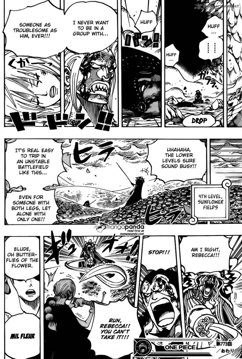 One Piece Chapter 773 - Page 16 in English