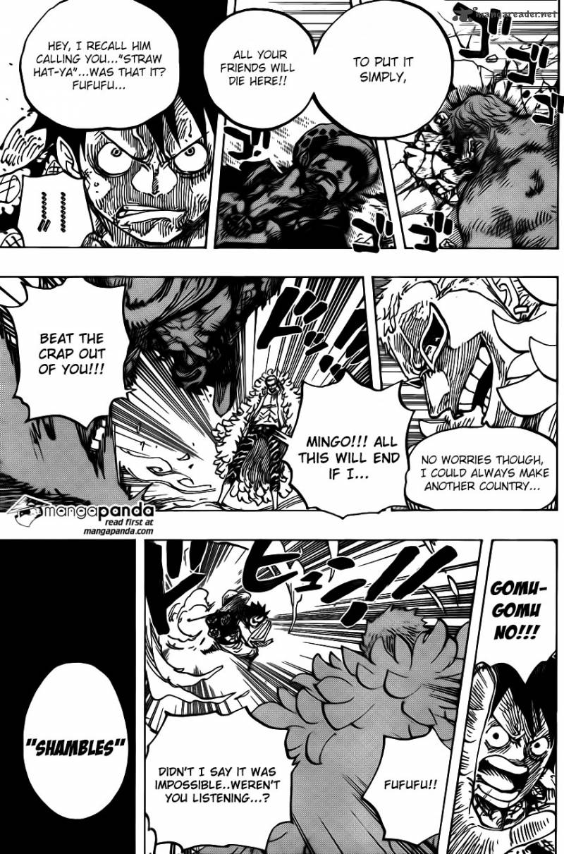 One Piece Chapter 781 - Page 6 in English