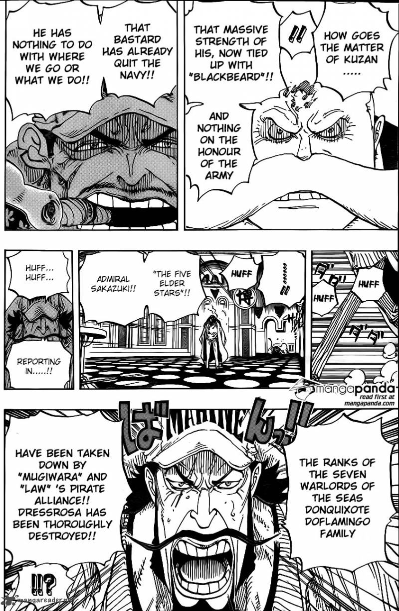 One Piece Chapter 793 - Page 6 in English