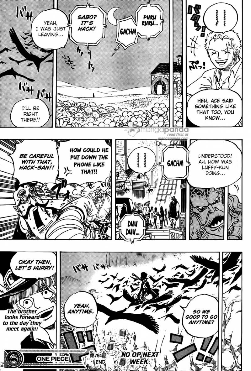 One Piece Chapter 794 - Page 15 in English