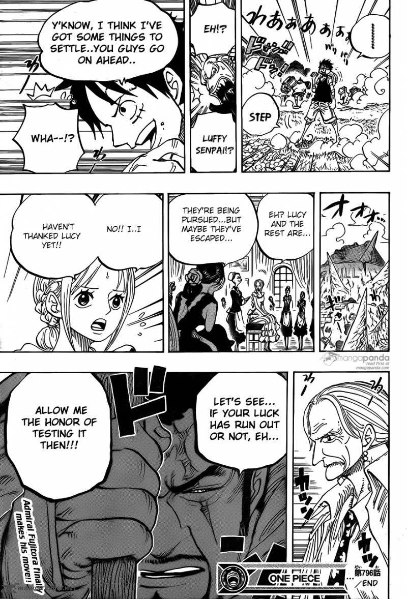 One Piece Chapter 796 - Page 19 in English