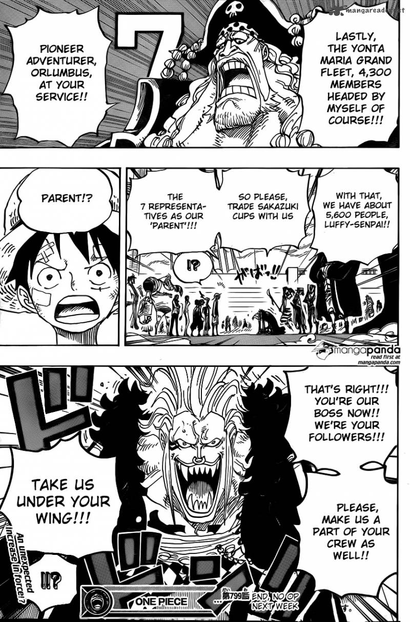 One Piece Chapter 799 - Page 14 in English