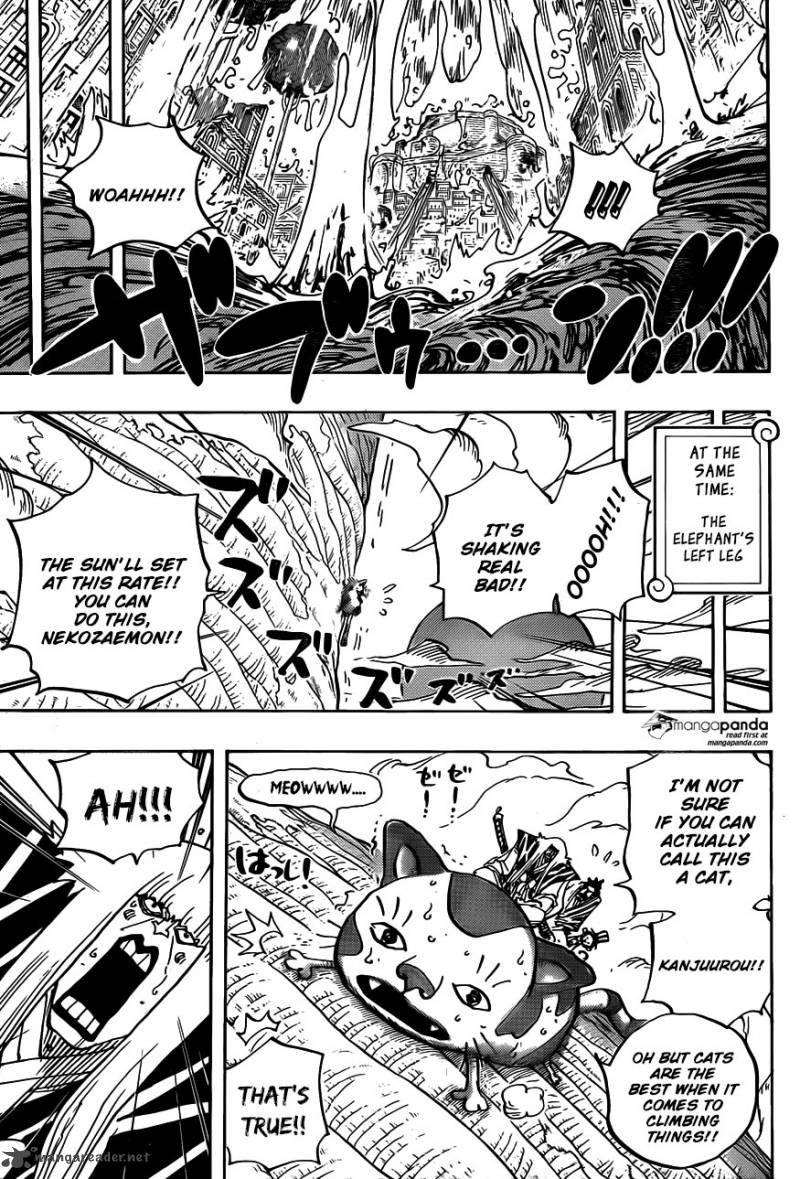 One Piece Chapter 806 - Page 3 in English