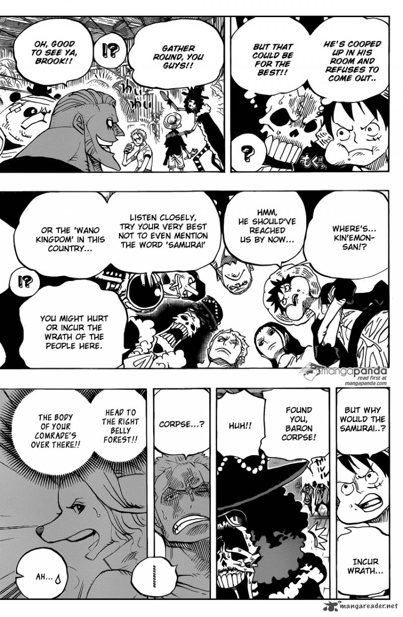 One Piece Chapter 807 - Page 4 in English