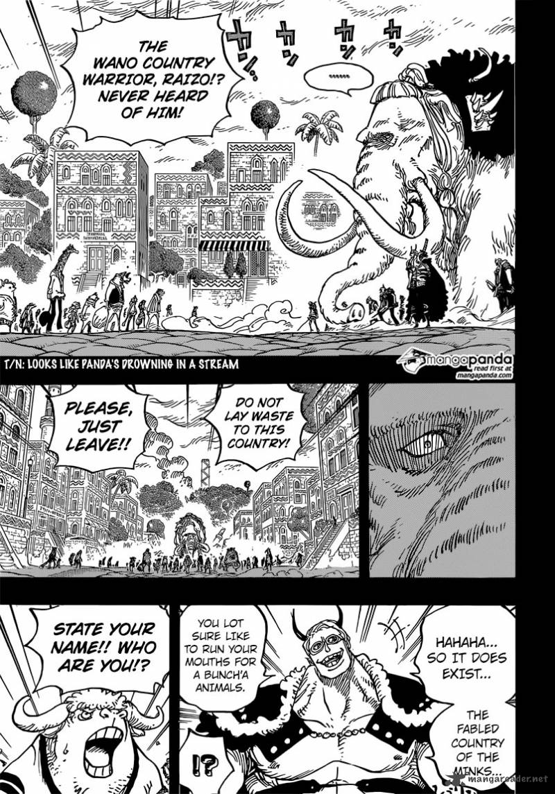 One Piece Chapter 808 - Page 5 in English