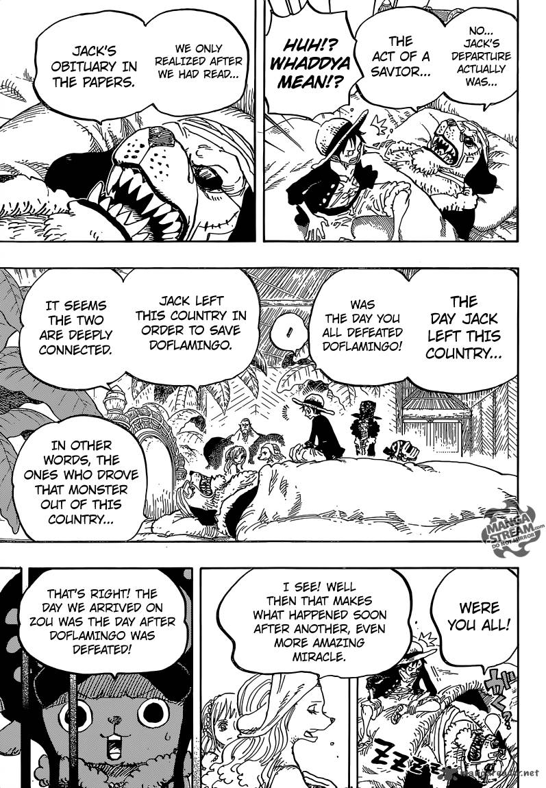 One Piece Chapter 810 - Page 13 in English