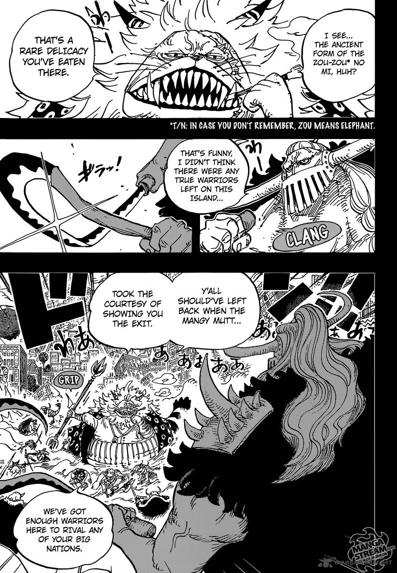 One Piece Chapter 810 - Page 5 in English