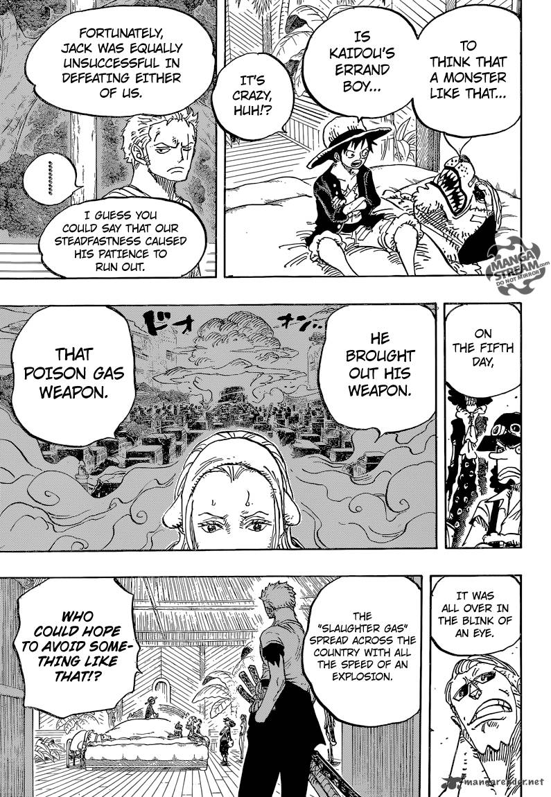 One Piece Chapter 810 - Page 9 in English