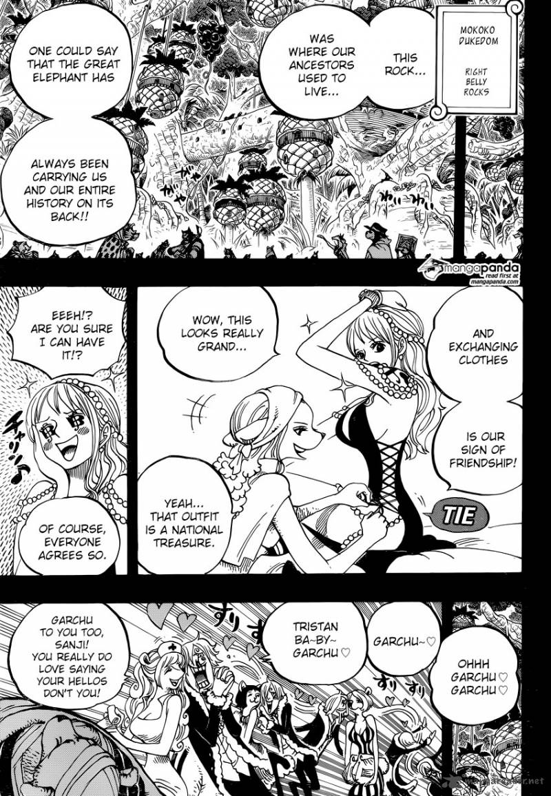 One Piece Chapter 812 - Page 3 in English