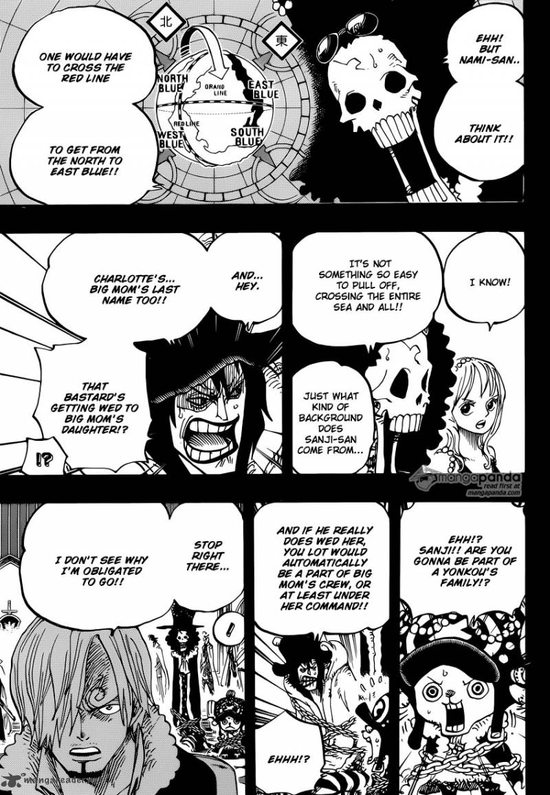 One Piece Chapter 813 - Page 5 in English