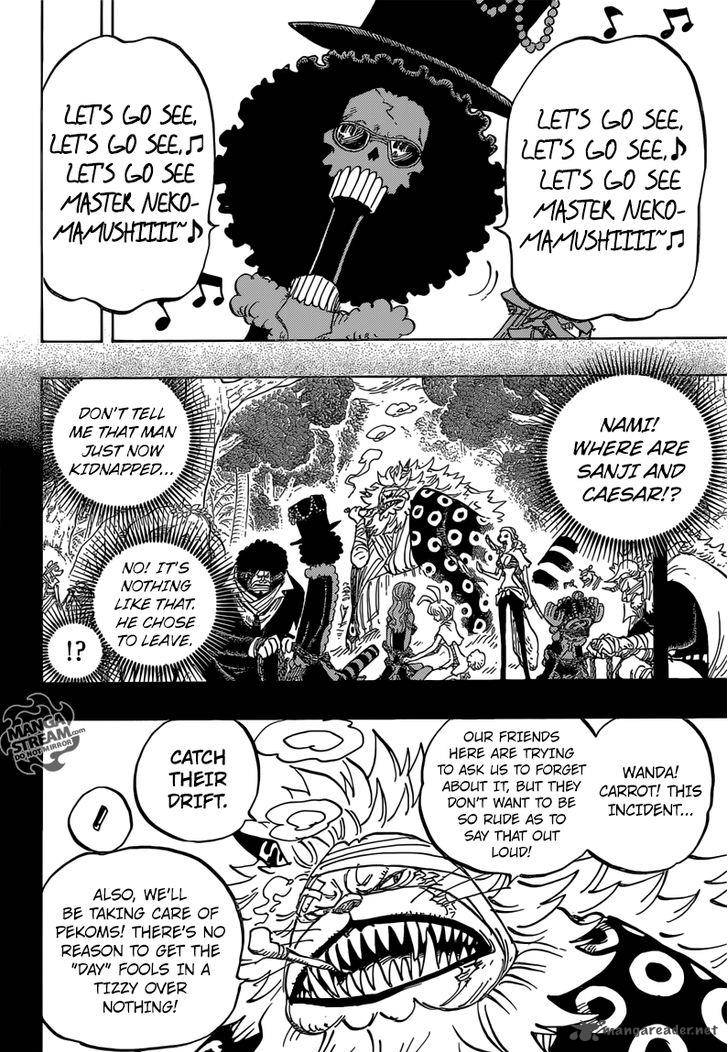 One Piece Chapter 814 - Page 4 in English
