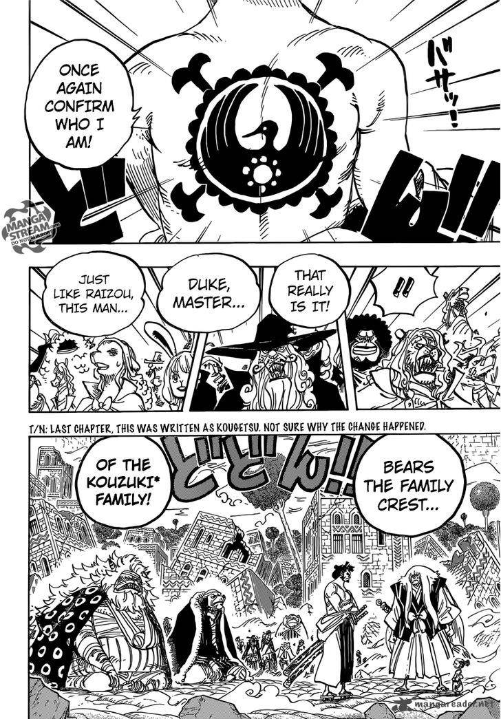 One Piece Chapter 817 - Page 4 in English