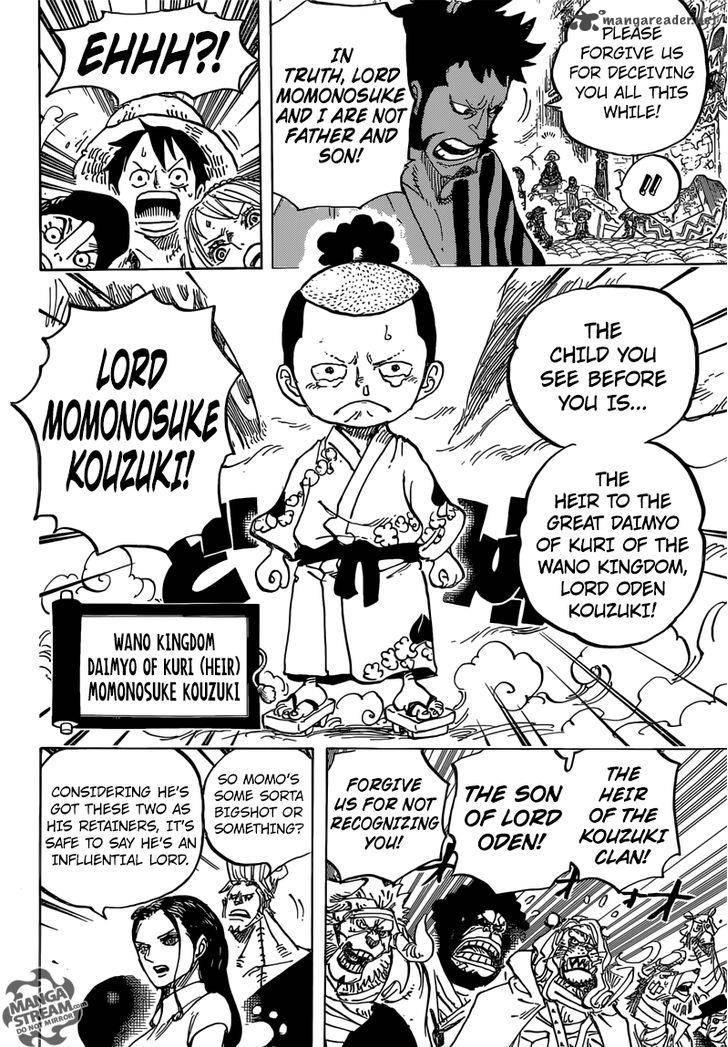 One Piece Chapter 817 - Page 8 in English