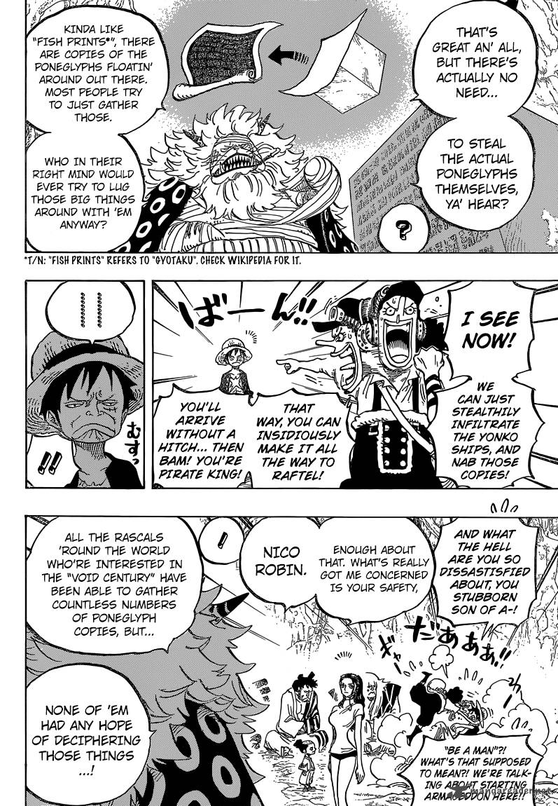 One Piece Chapter 818 - Page 10 in English