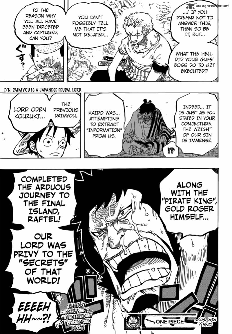 One Piece Chapter 818 - Page 17 in English