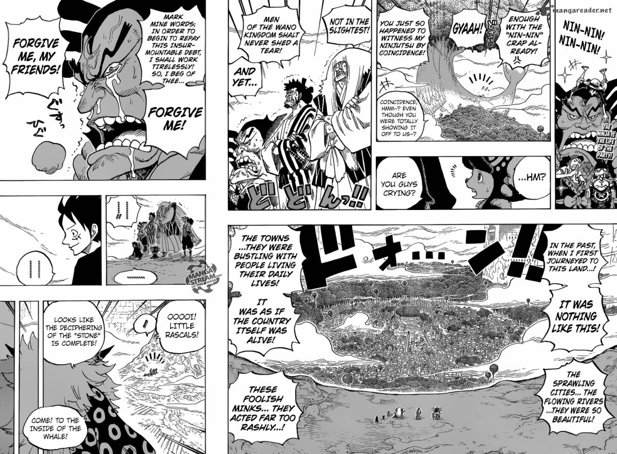 One Piece Chapter 818 - Page 4 in English