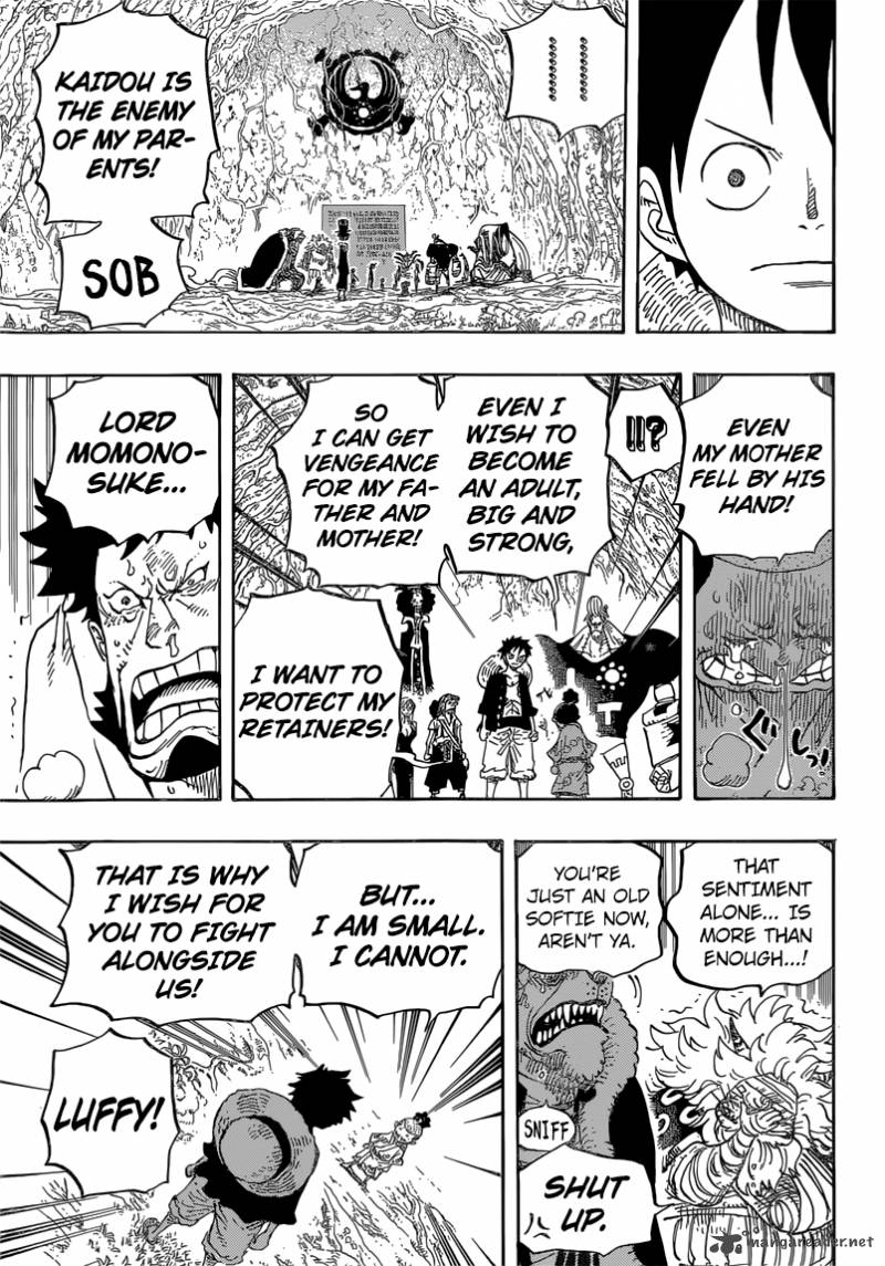 One Piece Chapter 819 - Page 13 in English