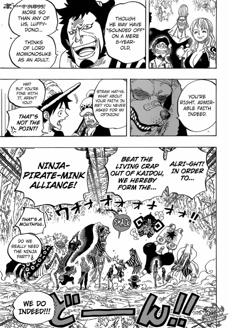 One Piece Chapter 819 - Page 15 in English