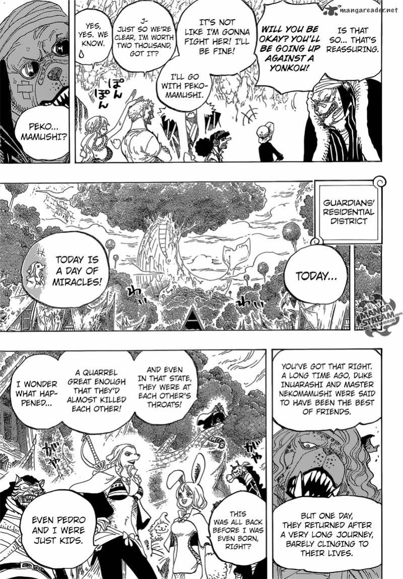 One Piece Chapter 819 - Page 17 in English
