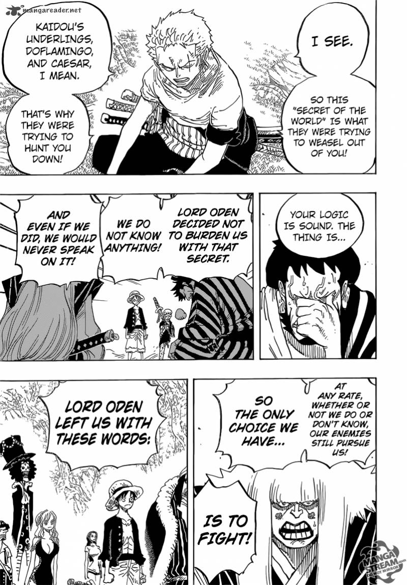 One Piece Chapter 819 - Page 5 in English