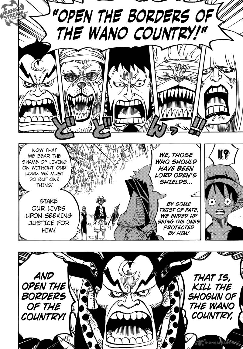 One Piece Chapter 819 - Page 6 in English