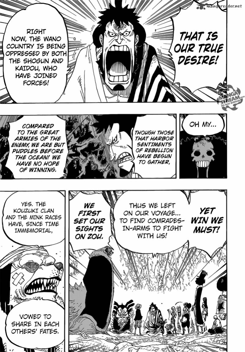 One Piece Chapter 819 - Page 7 in English