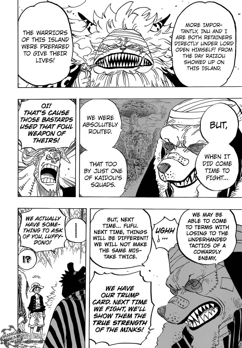 One Piece Chapter 819 - Page 8 in English