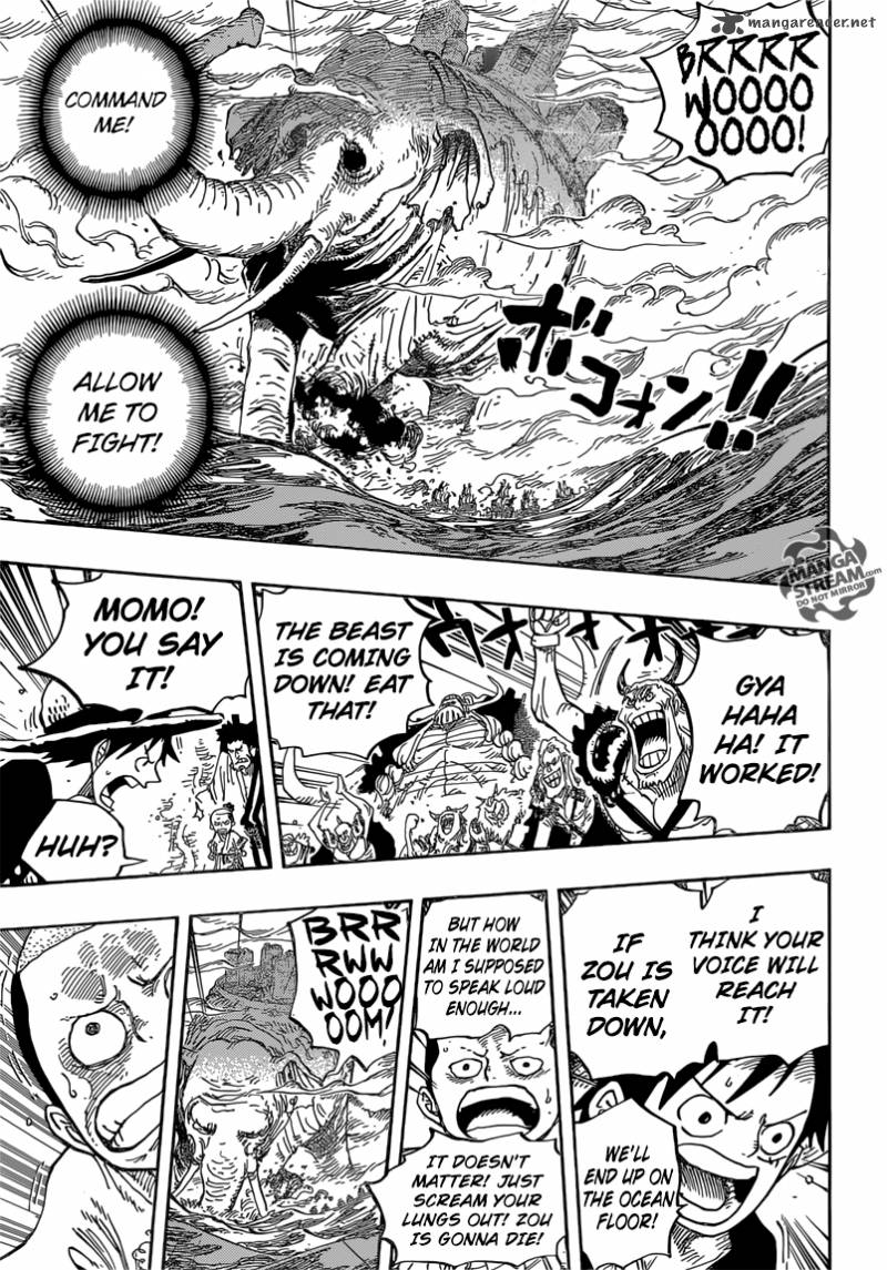 One Piece Chapter 821 - Page 13 in English