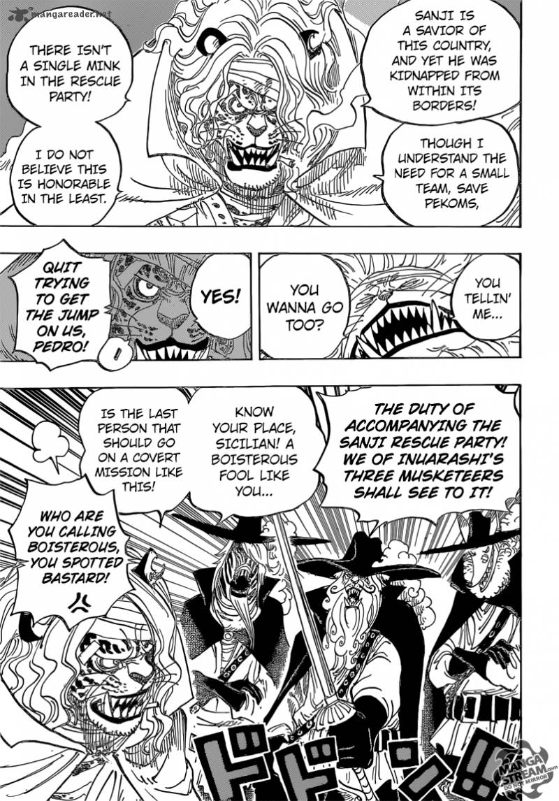 One Piece Chapter 822 - Page 11 in English