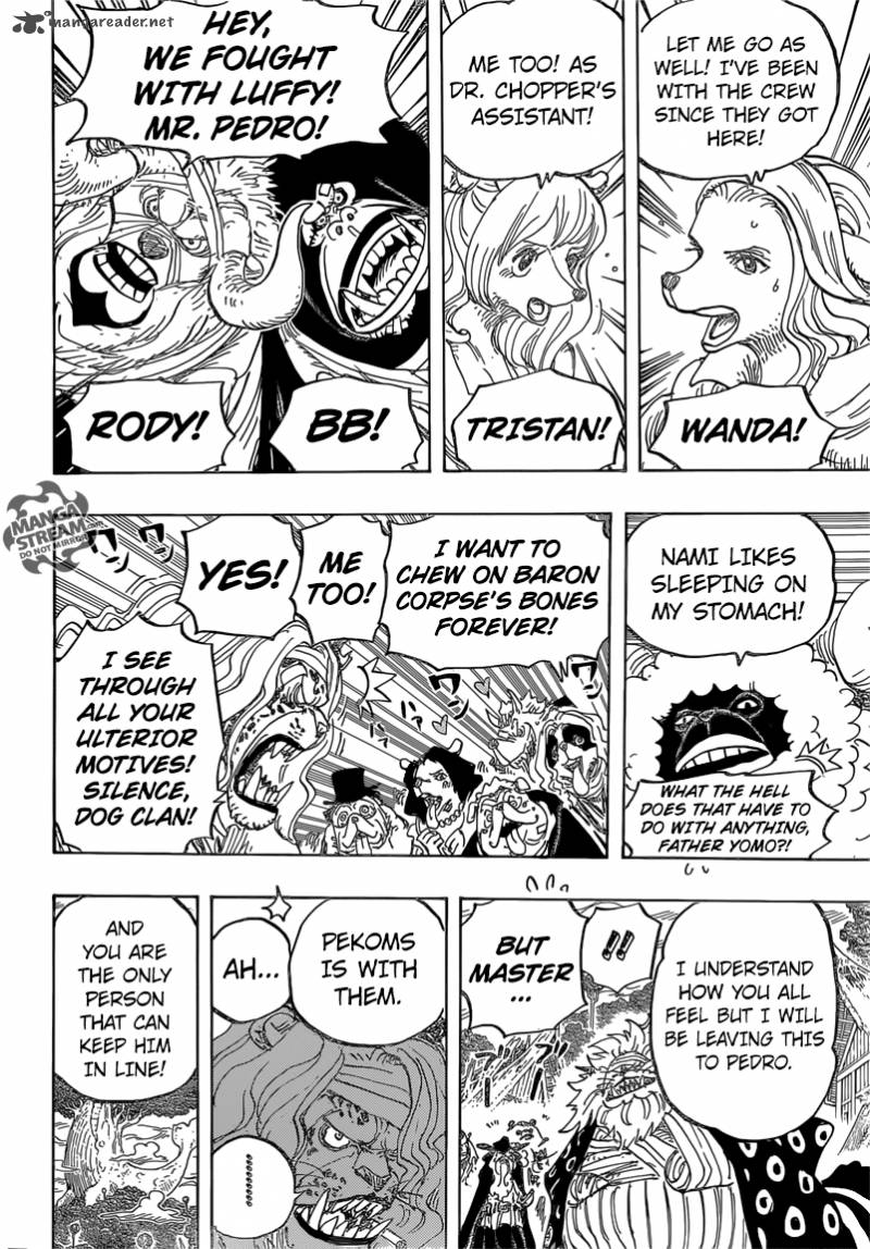 One Piece Chapter 822 - Page 12 in English