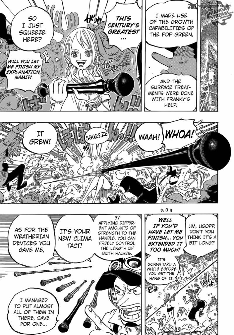 One Piece Chapter 822 - Page 13 in English