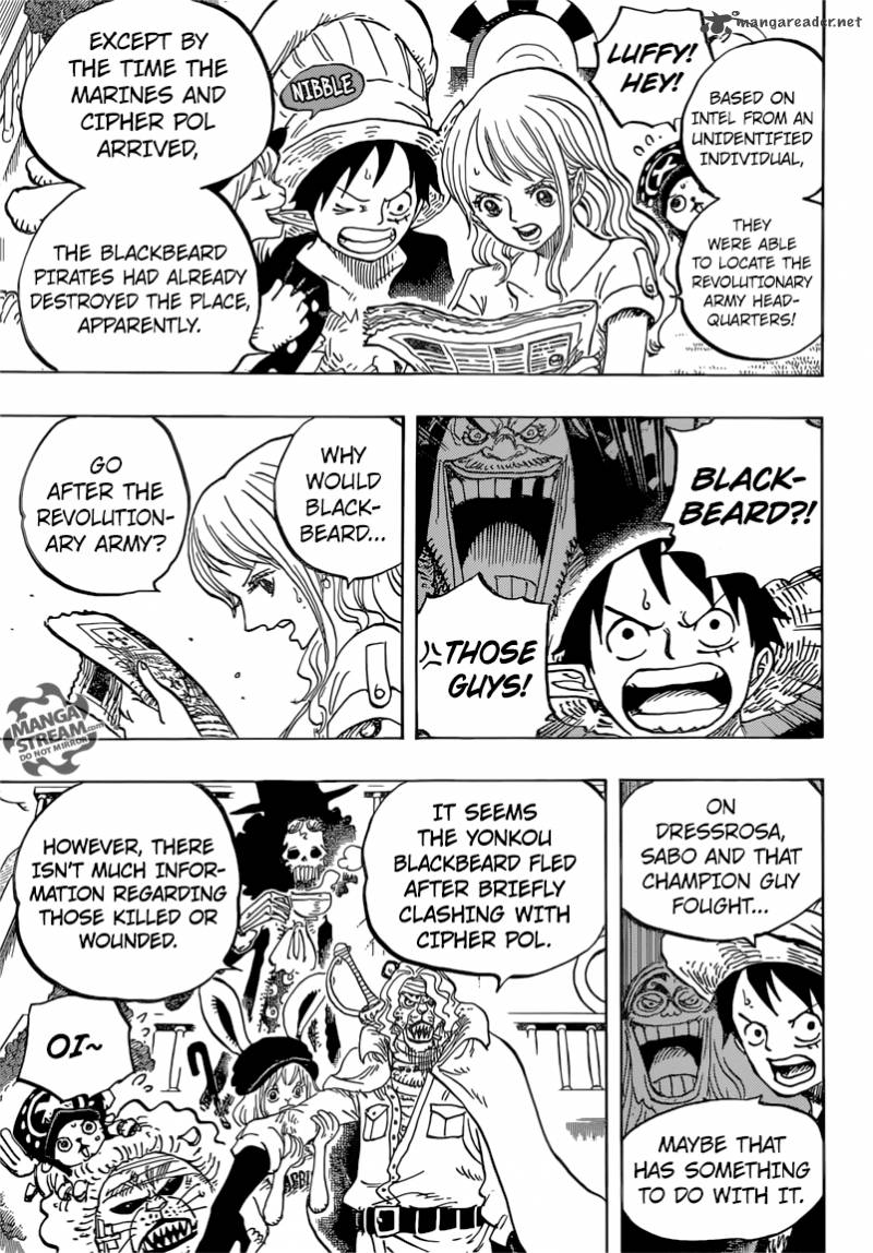 One Piece Chapter 824 - Page 6 in English