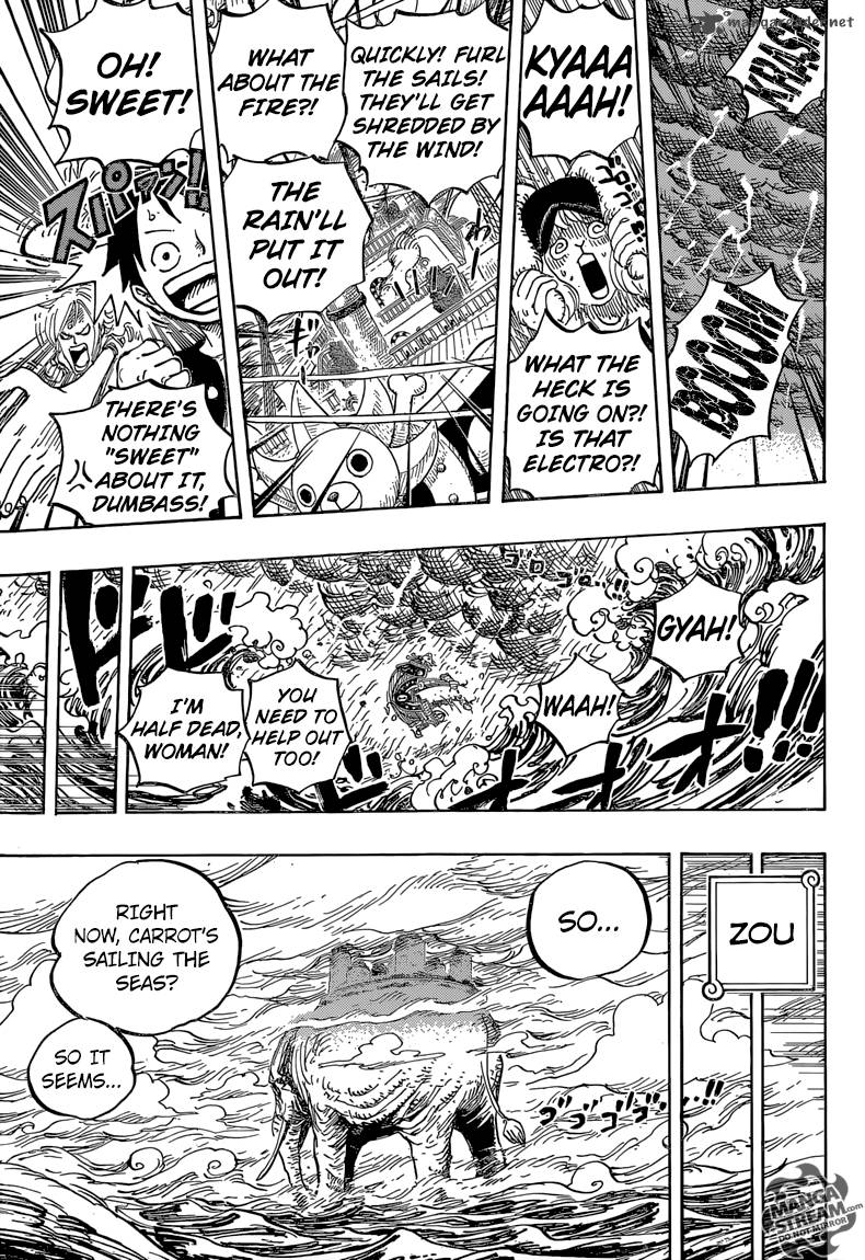 One Piece Chapter 824 - Page 8 in English