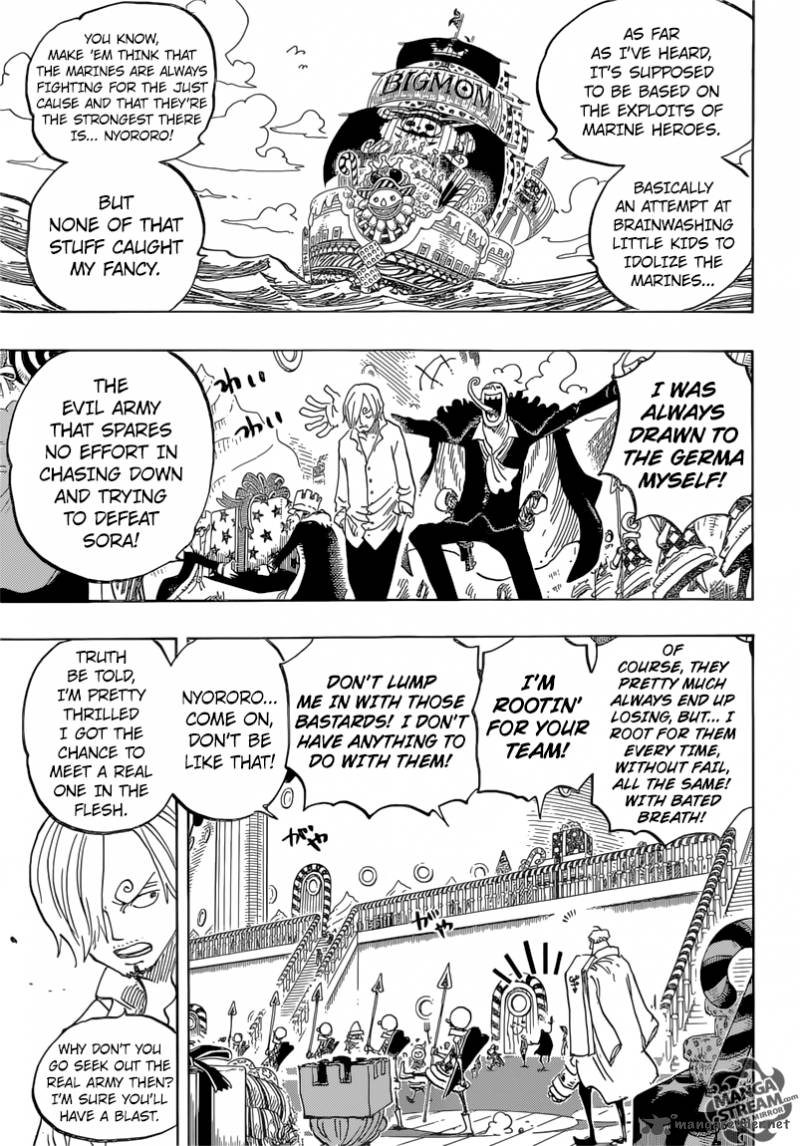 One Piece Chapter 825 - Page 5 in English