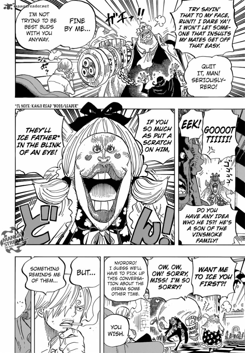 One Piece Chapter 825 - Page 8 in English