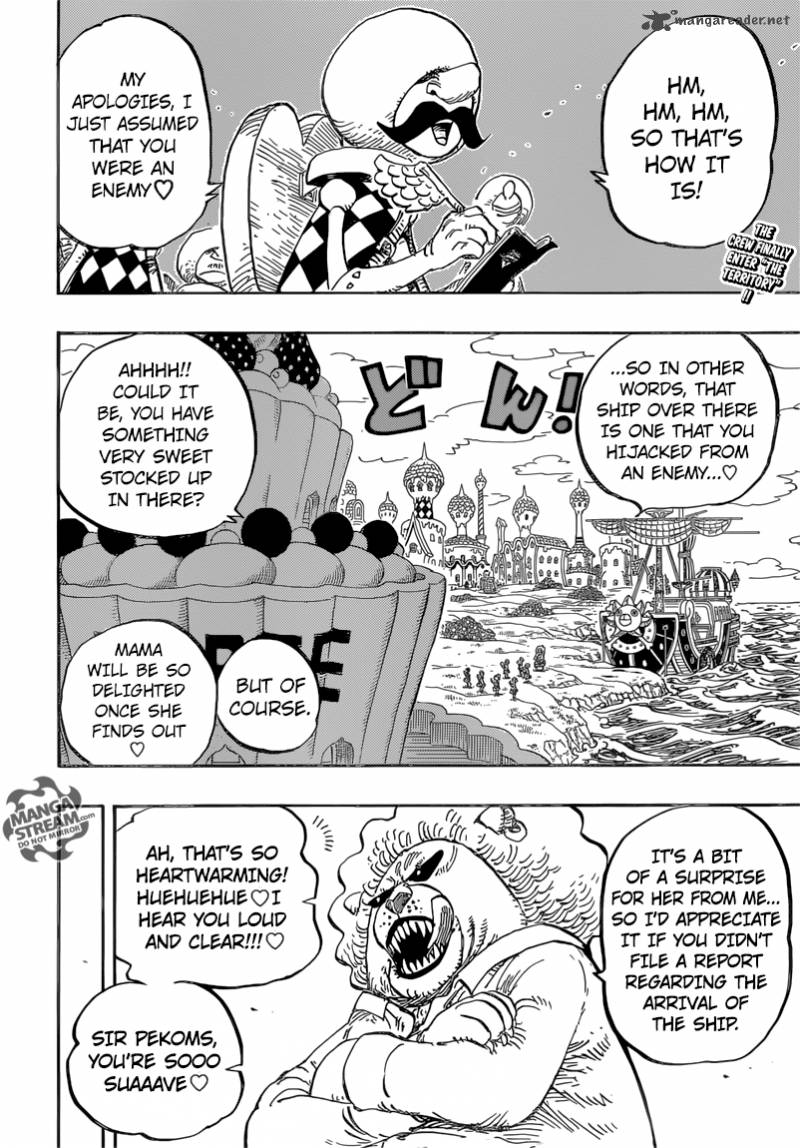 One Piece Chapter 827 - Page 4 in English