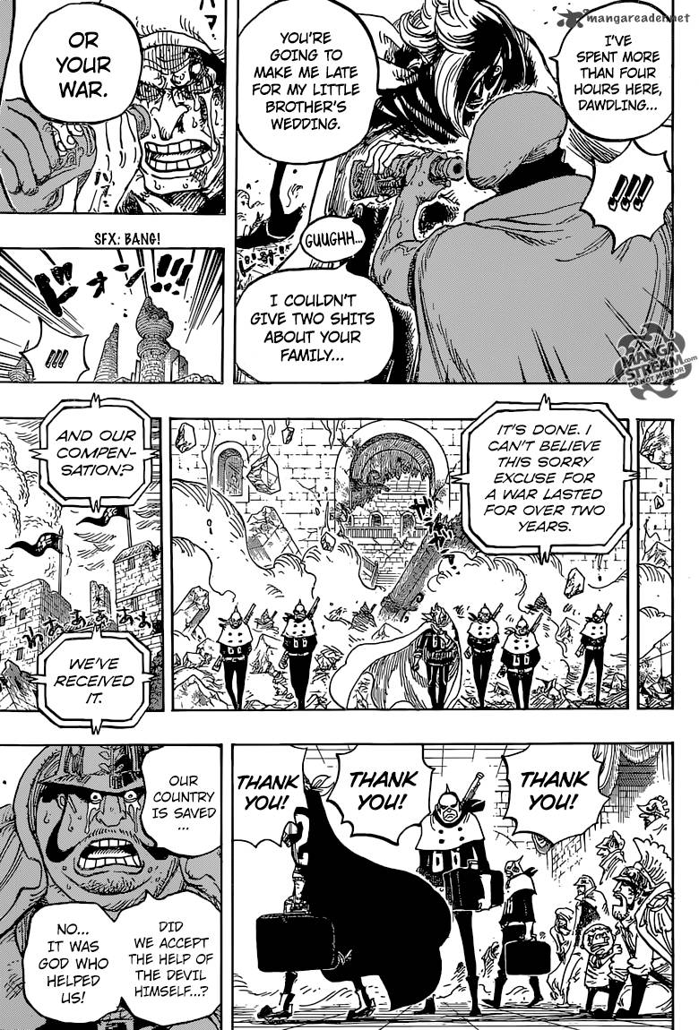 One Piece Chapter 828 - Page 17 in English