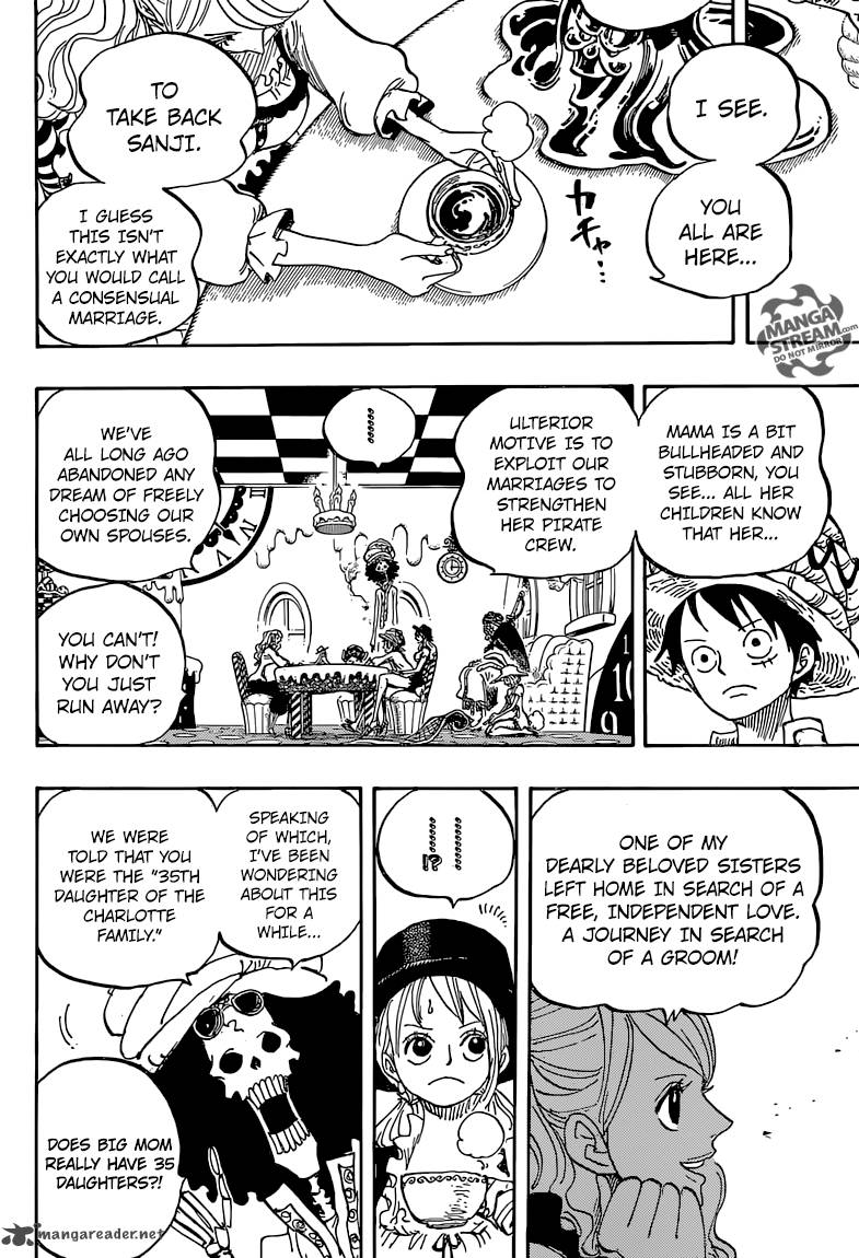 One Piece Chapter 828 - Page 6 in English