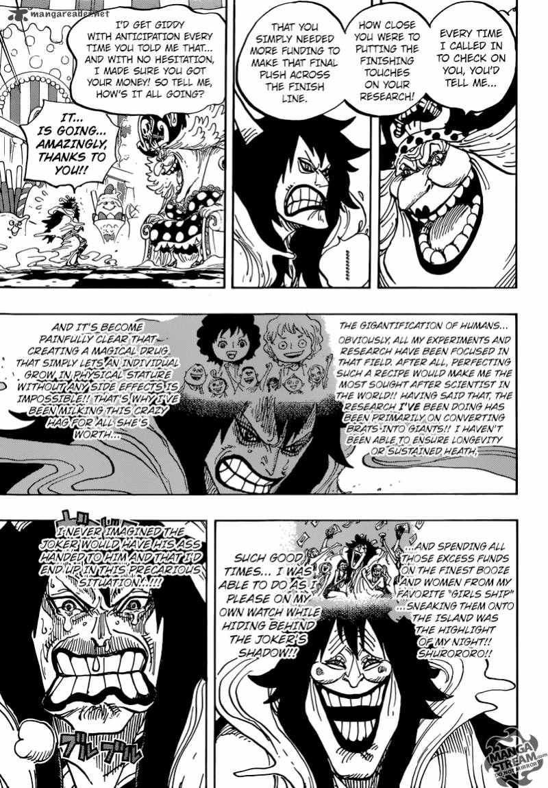 One Piece Chapter 834 - Page 15 in English