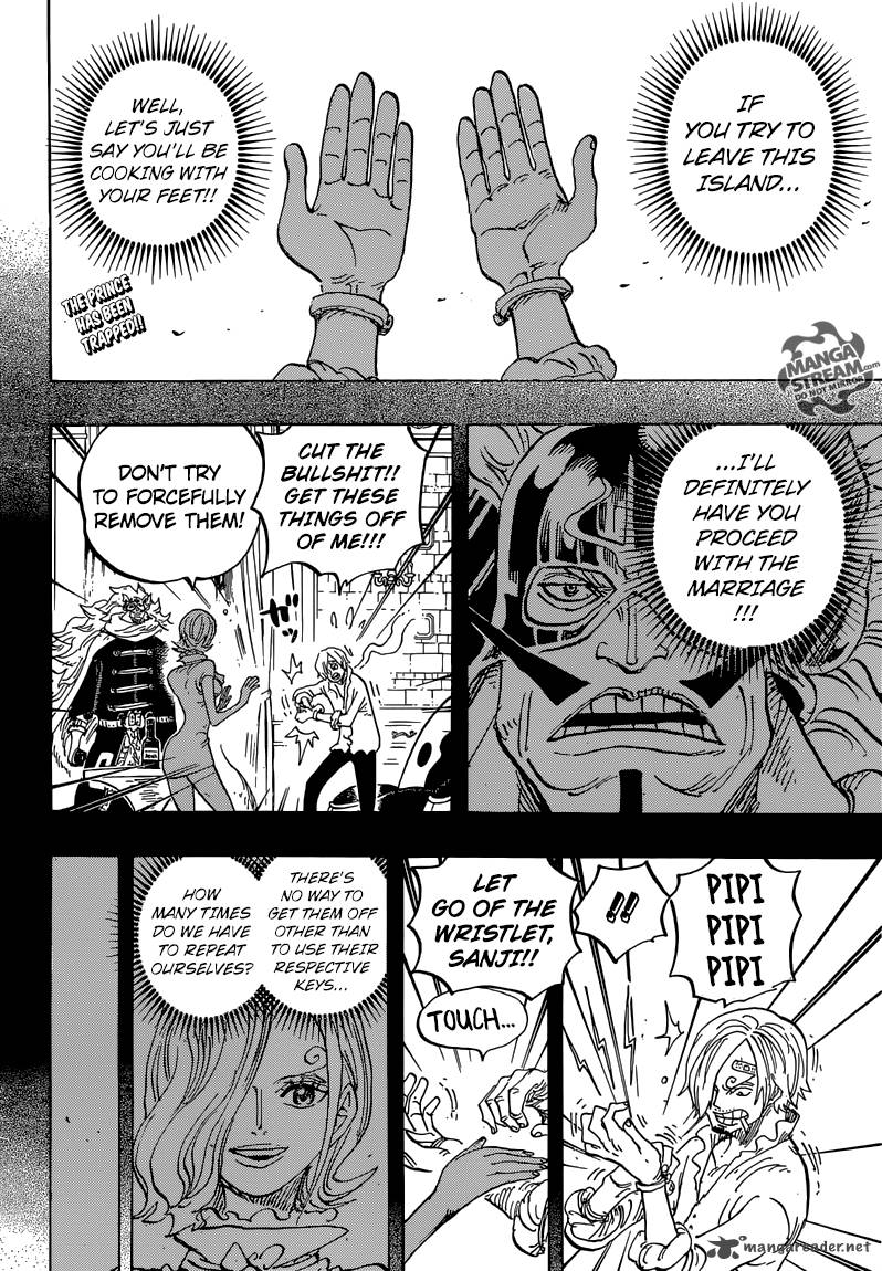 One Piece Chapter 834 - Page 4 in English