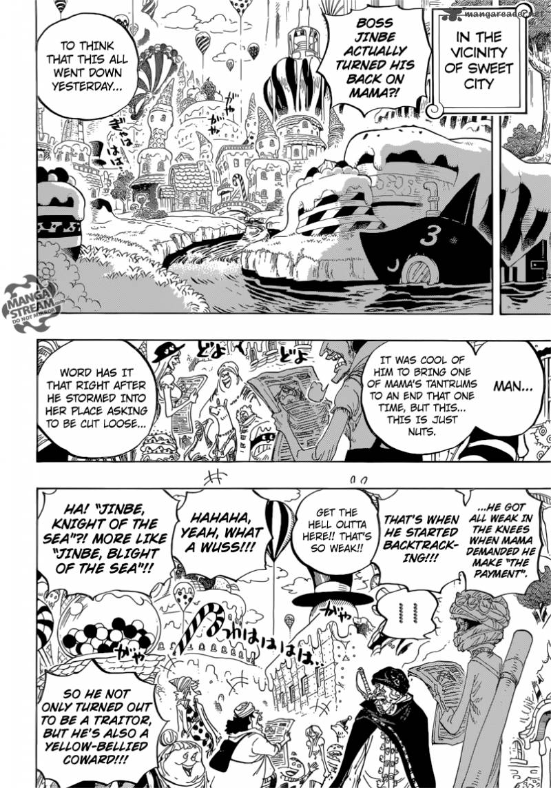 One Piece Chapter 834 - Page 6 in English
